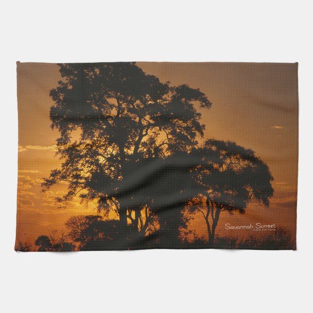 Savannah Sunset Tea Towel (Horizontal)
