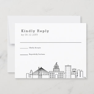 Savannah Wedding   Stylised Skyline RSVP