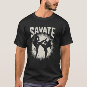 Savate Instructor French Martial Arts Kickboxing T-Shirt