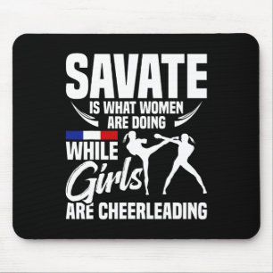 Savate Martial Arts School Training Boxing Savate Mouse Pad