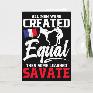 Savate Martial Arts Training French Kickboxing Sav Card