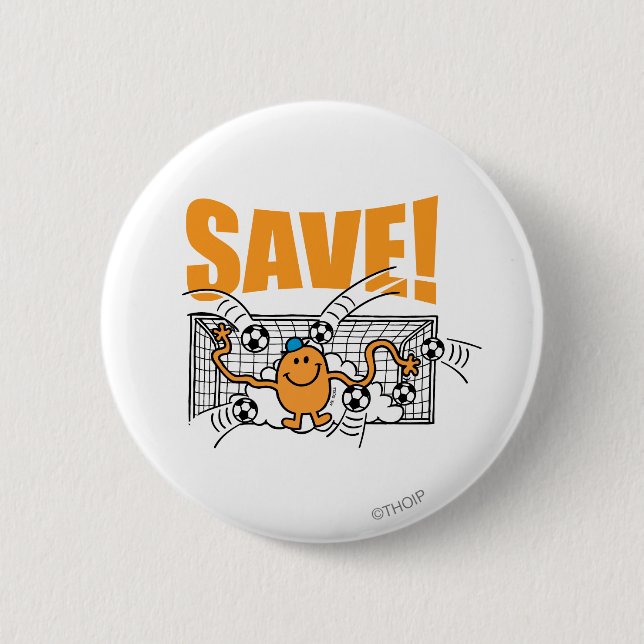 Save! 6 Cm Round Badge (Front)