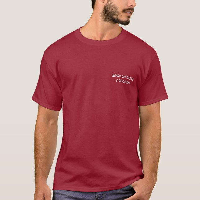 Save a Dog's Life Unisex Shirt, dark colours T-Shirt (Front)
