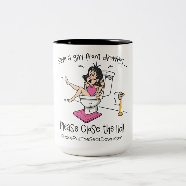 Save A Girl From Drowning Mug (Center)