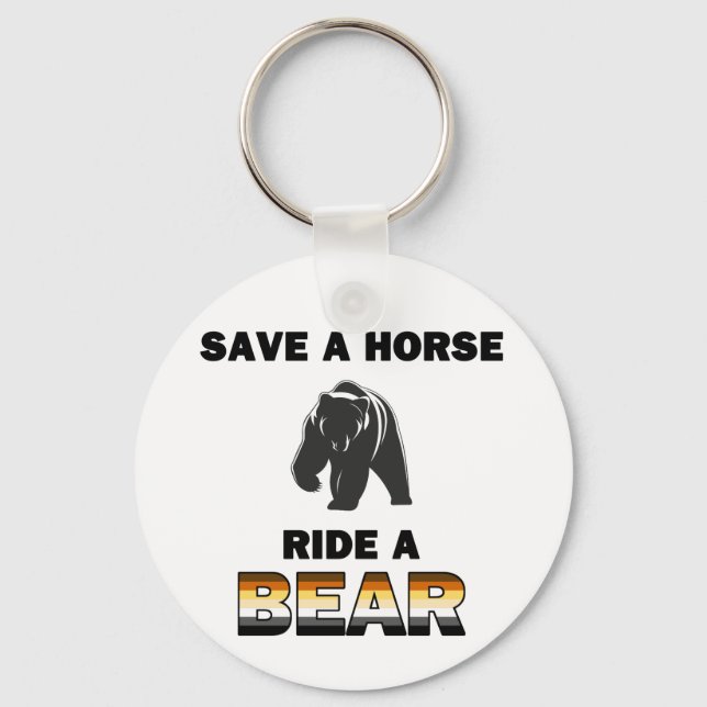 Save A Horse Key Ring (Front)
