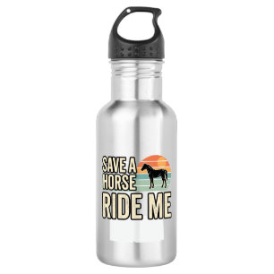 Save a Horse Ride Me Vintage Western Shirt Design_ 532 Ml Water Bottle