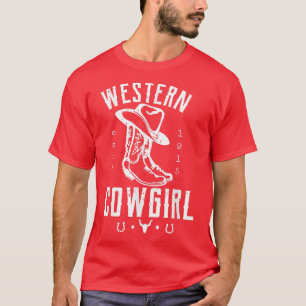 Save A Horse Rope A Cowboy Western Design T-Shirt