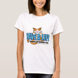 Save A Life: Adopt A Shelter Cat T-Shirt