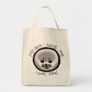 save a seal tote bag