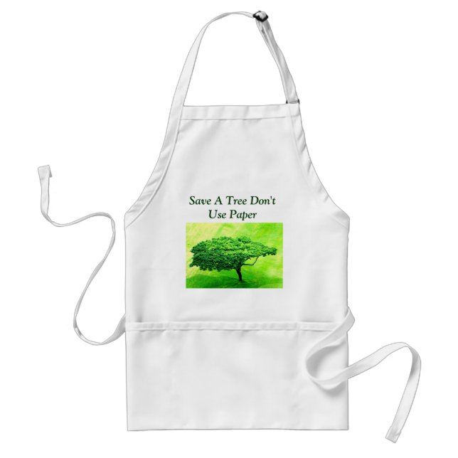 Save A Tree Apron (Front)