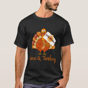 Save A Turkey Awareness Eat More Cheesy Pizza Tee