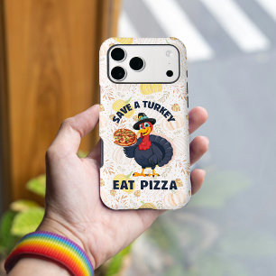 Save A Turkey Eat Pizza Funny Happy Thanksgiving