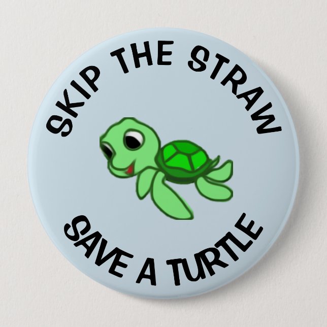 Save a turtle button (Front)