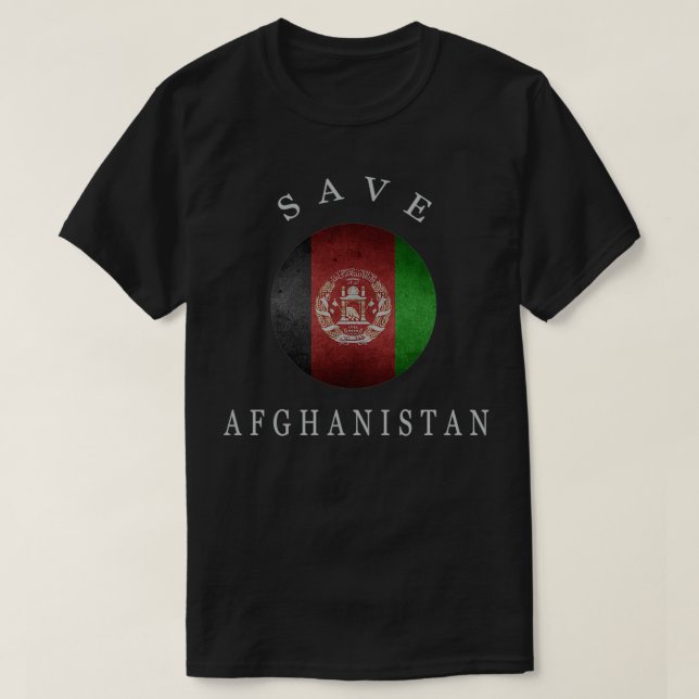 Save Afghanistan  T-Shirt (Design Front)