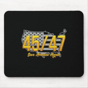 Save America Again Trump 2024 Patriotic American  Mouse Pad