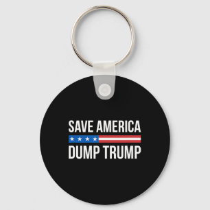 Save America - Dump Trump - Key Ring