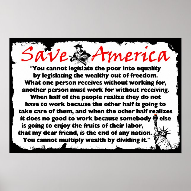 Save America! Poster (Front)