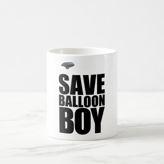 SAVE BALLOON BOY Mug (Center)