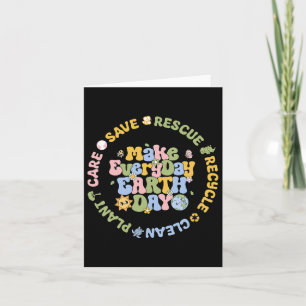 Save Bees Rescue Animals Recycle Care Every Day Ea Card
