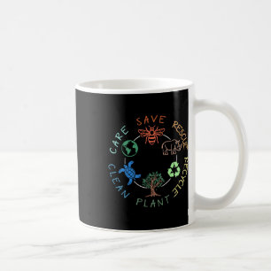 Save Bees Rescue Animals Recycle Plastic Animal Lo Coffee Mug