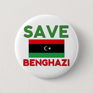Save Benghazi 6 Cm Round Badge