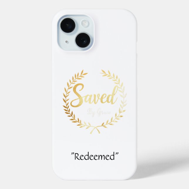 Save by Grace Phone Case - Custom Faith Gift  (Back)