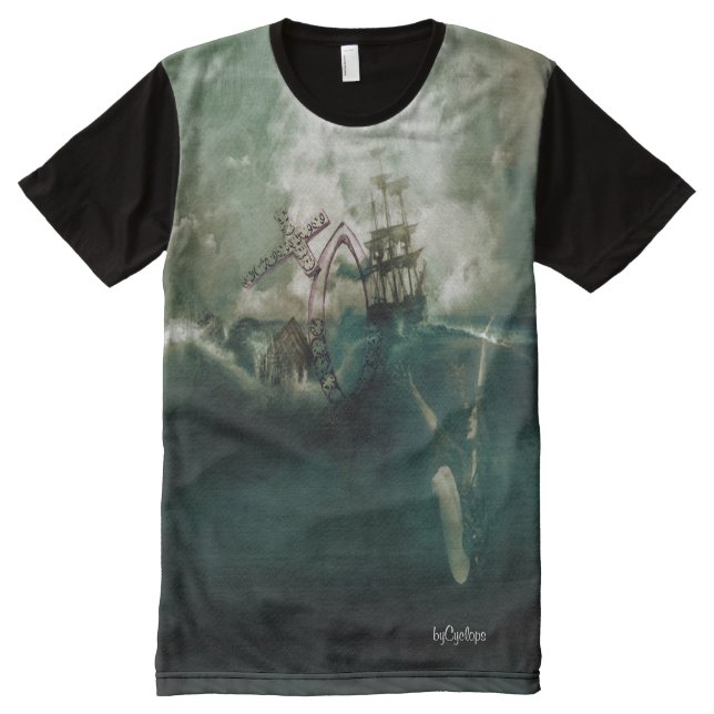 Save by the Cross All-Over Print T-Shirt (Front)