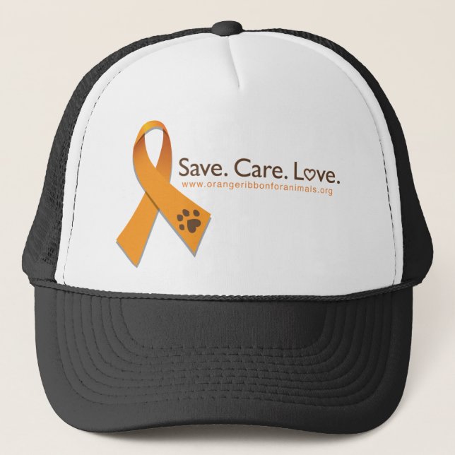 SAVE CARE LOVE TRUCKER HAT (Front)