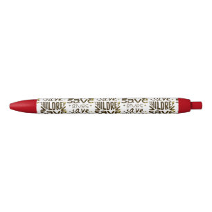 Save Children, Save Lives Black Ink Pen