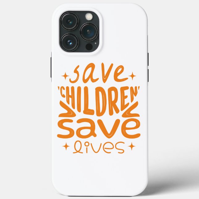 Save Children, Save Lives Case-Mate iPhone Case (Back)