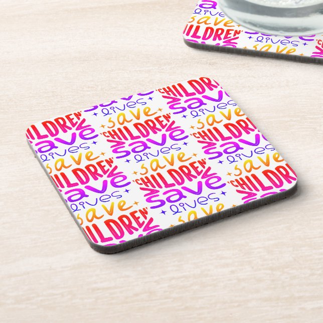 Save Children, Save Lives Coaster (Left Side)