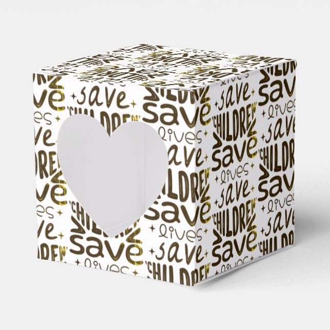 Save Children, Save Lives Favour Box (Front Side)