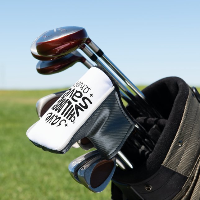 Save Children, Save Lives Golf Head Cover (In Situ)