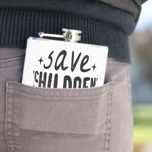 Save Children, Save Lives Hip Flask