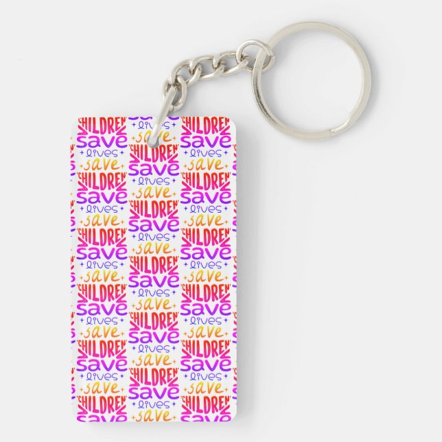 Save Children, Save Lives Key Ring (Back)