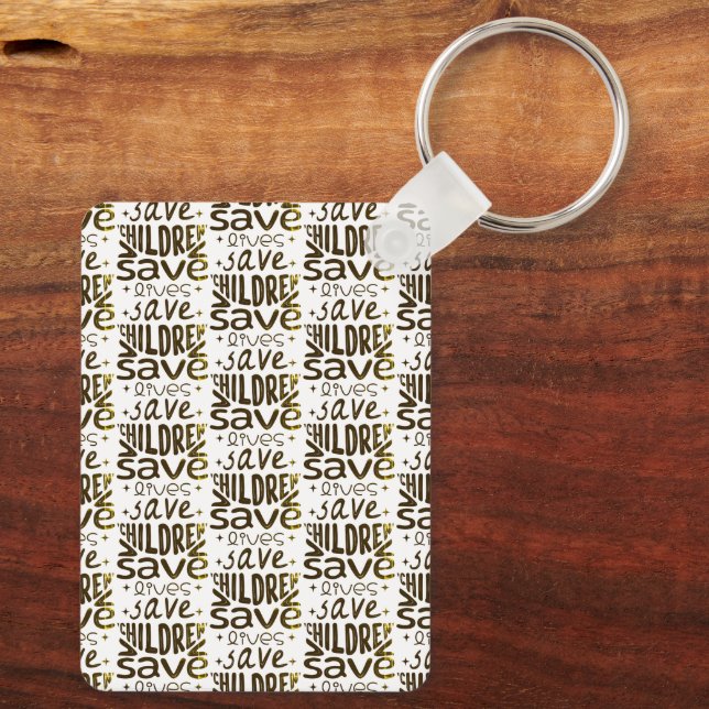 Save Children, Save Lives Key Ring (Back)