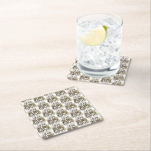 Save Children, Save Lives Square Paper Coaster