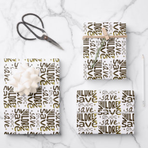 Save Children, Save Lives Wrapping Paper Sheet