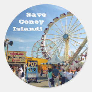 Save Coney Island! Stickers