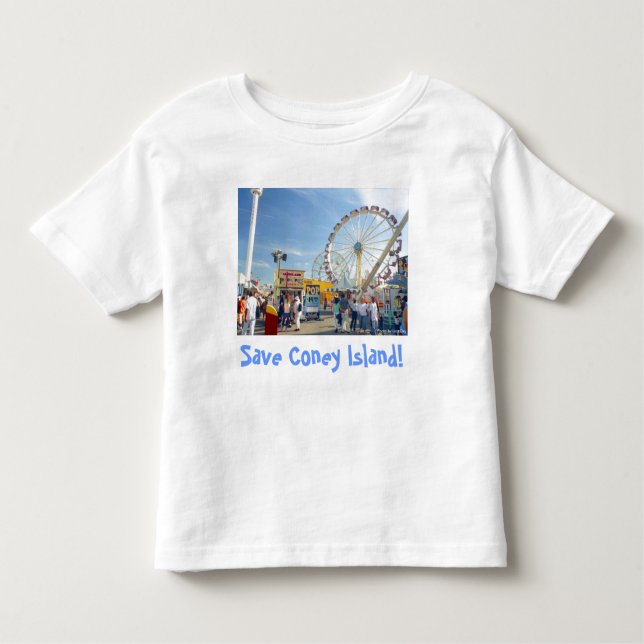 Save Coney Island! Toddler's T-shirt (Front)