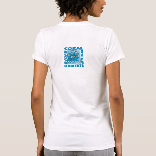 Save Coral Reefs T-Shirt (Back)