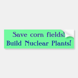 Save Corn Bumper Sticker