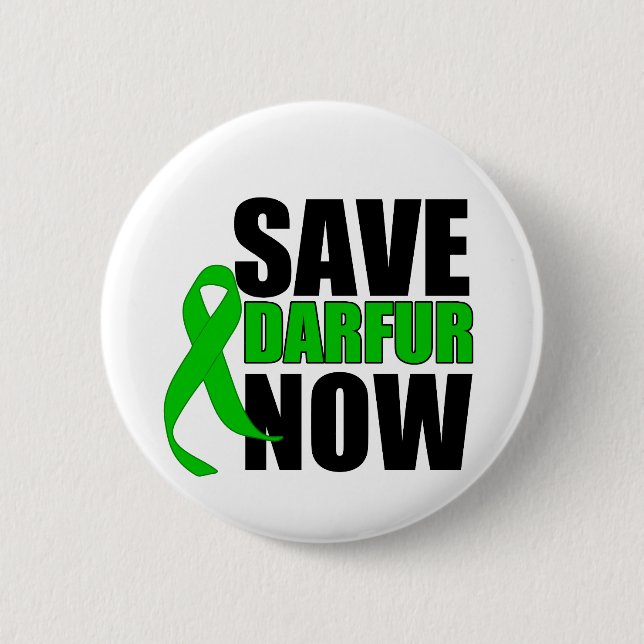 Save Darfur Now 6 Cm Round Badge (Front)