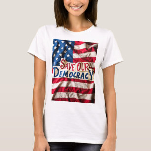 Save Democracy Impeach Trump T-Shirt