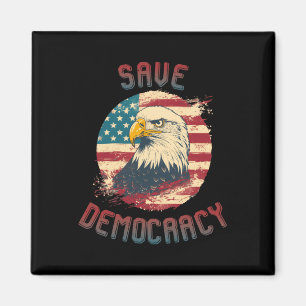 Save Democracy Sticker1  Magnet