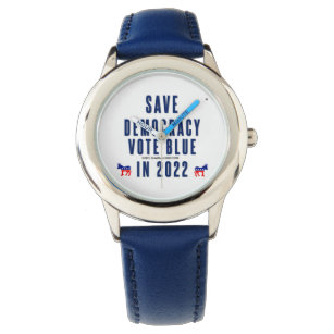 Save Democracy, Vote Blue. Watch
