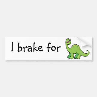 save dinosaurs bumper sticker