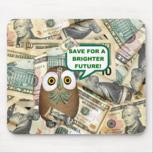 SAVE!  Dollar Bill   Mousepad
