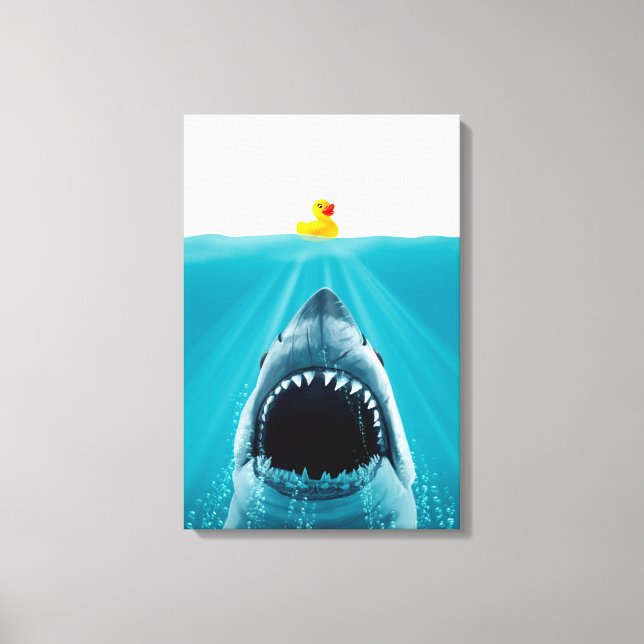 Save Ducky Canvas Print (Front)