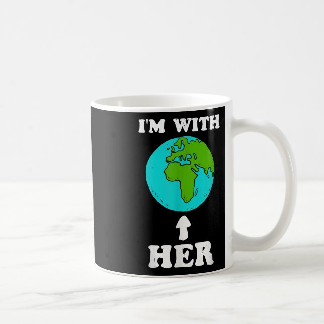 Save Earth Climate Change Recycling Environmental  Coffee Mug (Right)